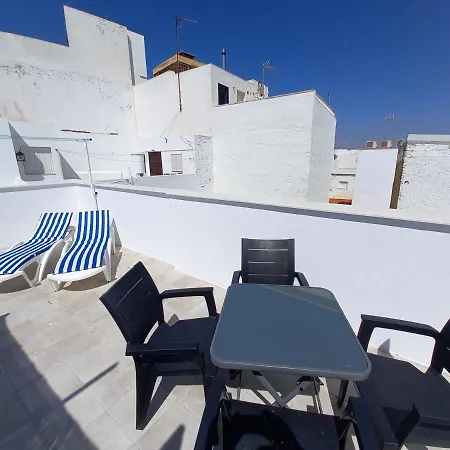 בית נופש Casa El Cuartel With Private Seaview Rooftop